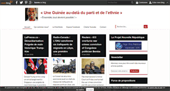 Desktop Screenshot of guinee-plurielle.com
